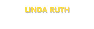 Der Vorname Linda Ruth